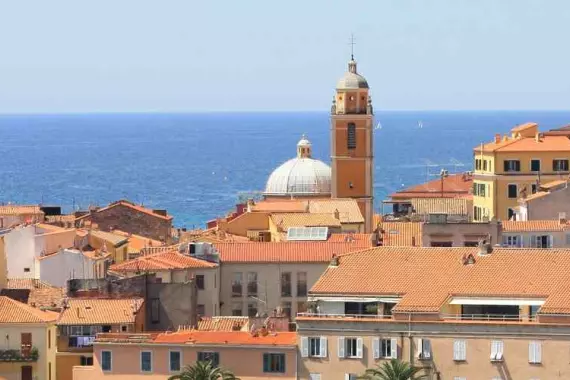 Ajaccio, Corse : vue panoramique