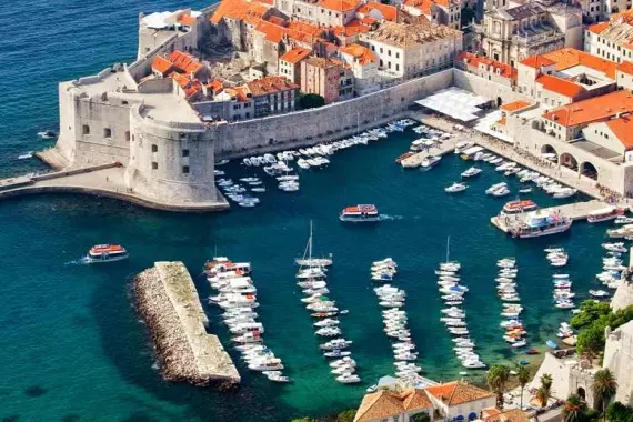 Dubrovnik, Croatie: vue panoramique