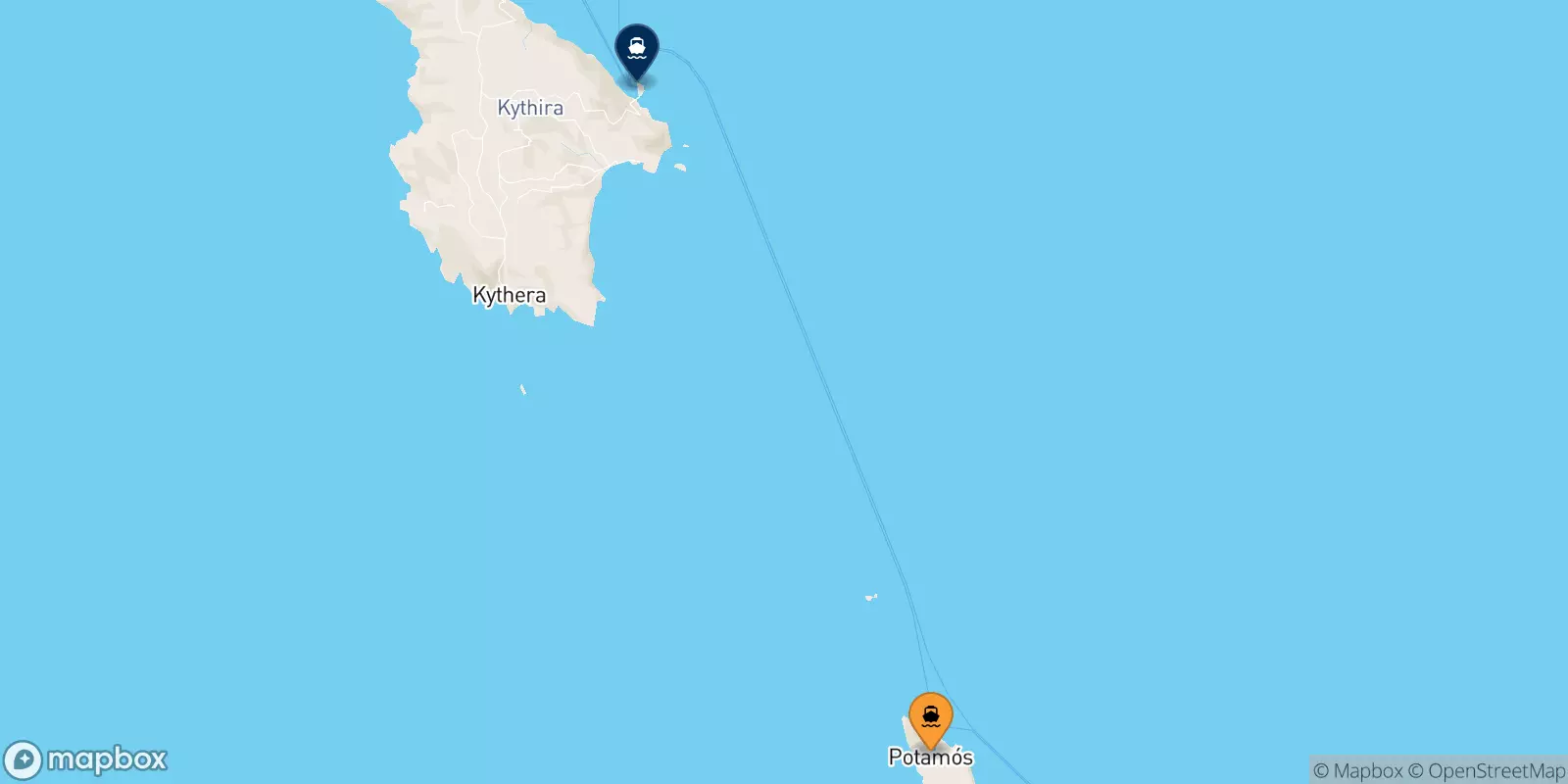 Ferry de Anticythère pour Cythère