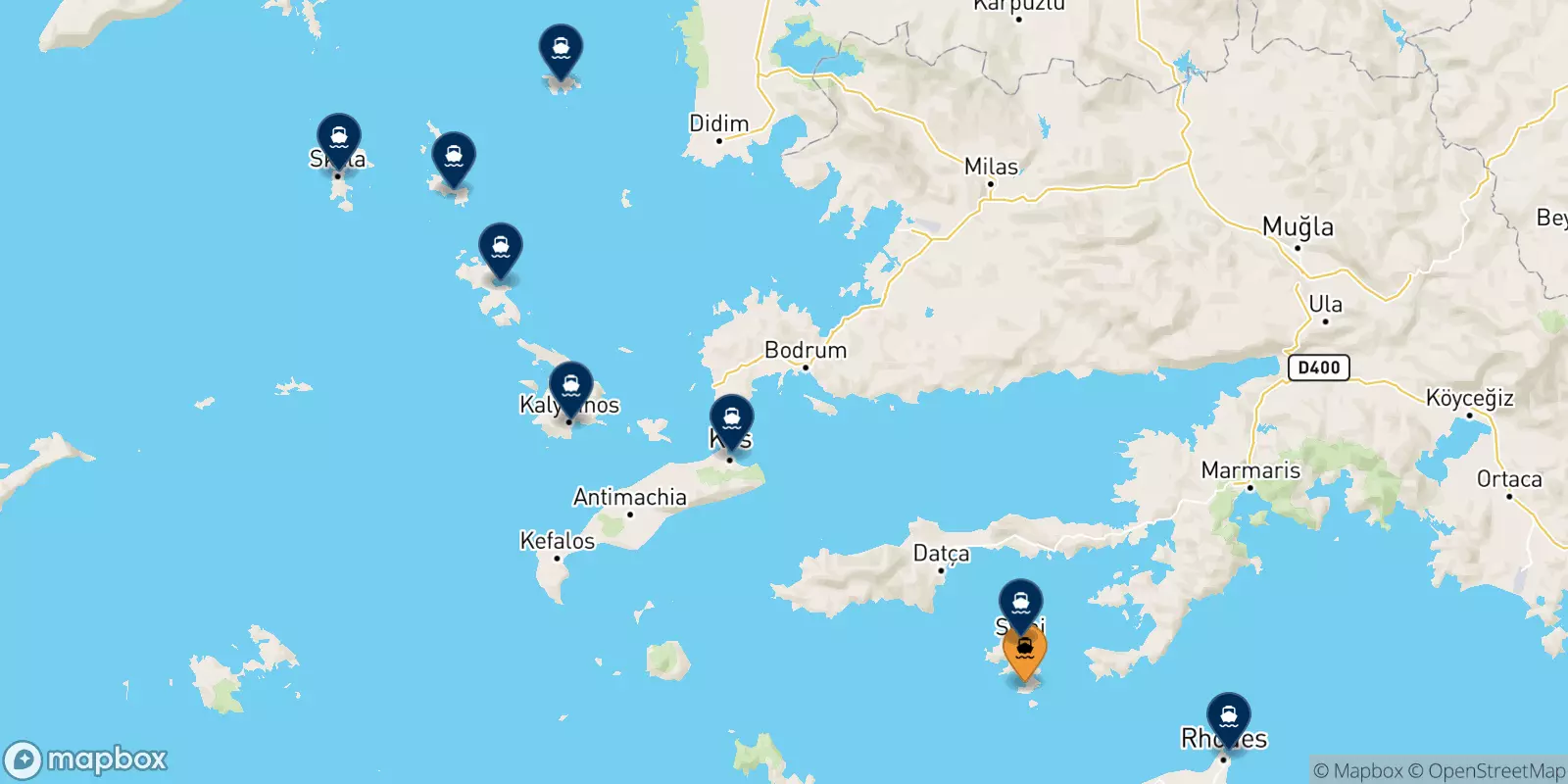 Ferry de Panormitis (Symi) pour Îles Du Dodécanèse