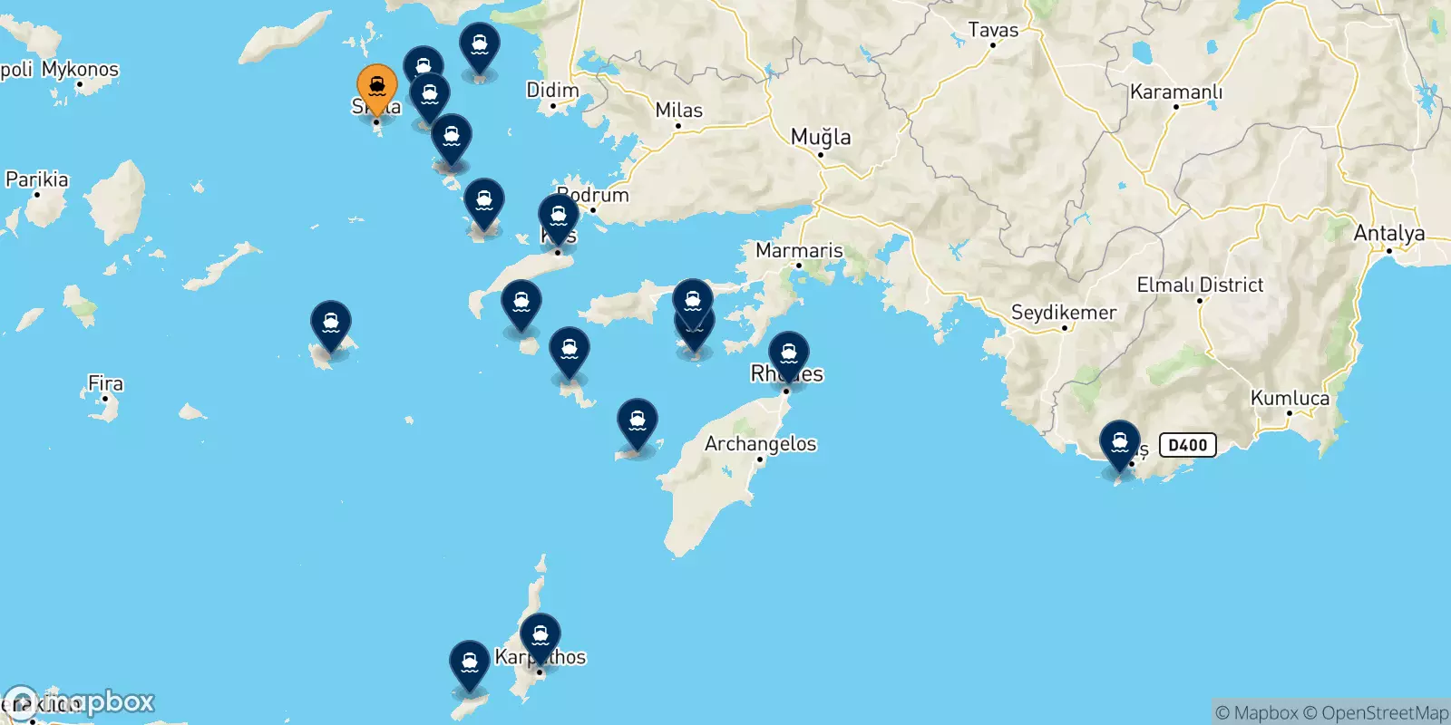 Ferry de Patmos pour Îles Du Dodécanèse