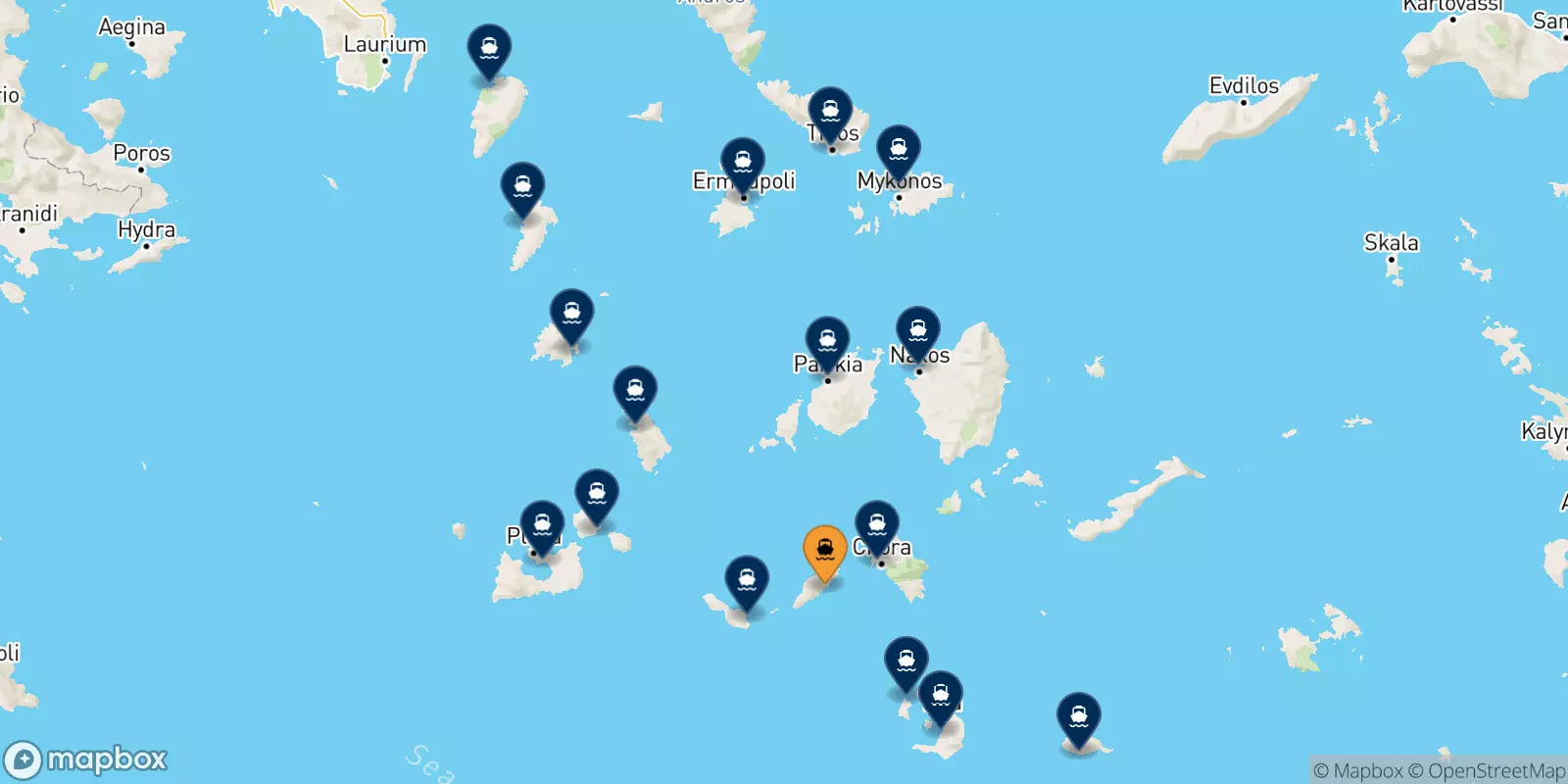 Ferry de Sikinos pour Îles Des Cyclades