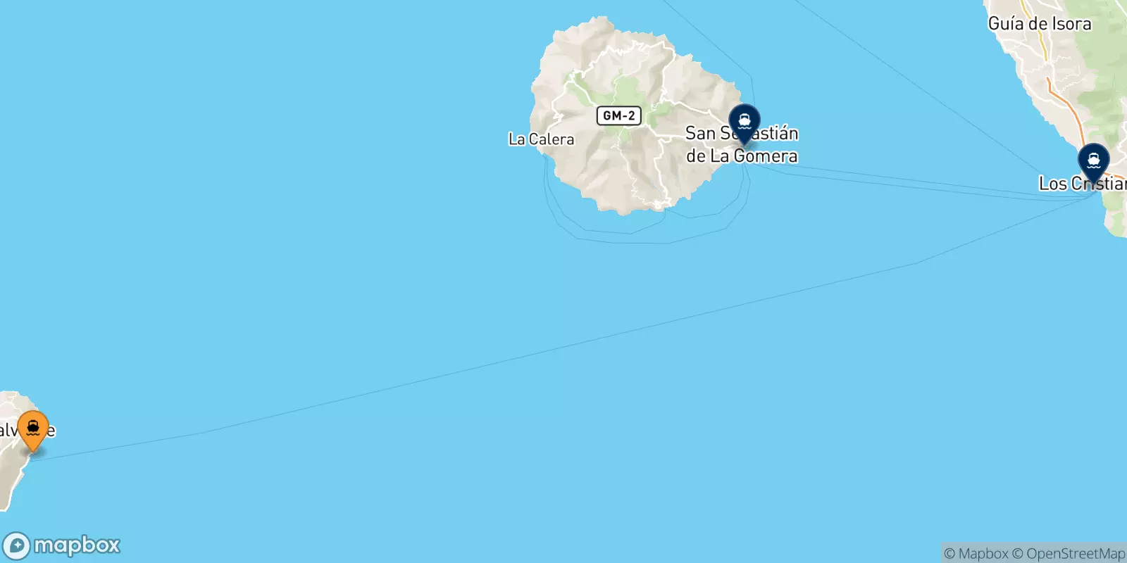 Ferry de Valverde (El Hierro) pour les Îles Canaries