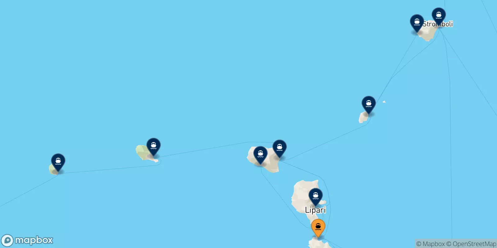 Ferry de Vulcano pour les Îles Éoliennes