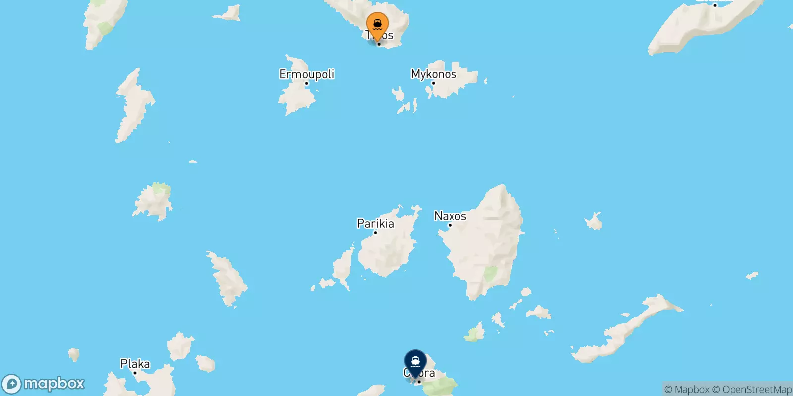 Ferry de Tinos pour Ios