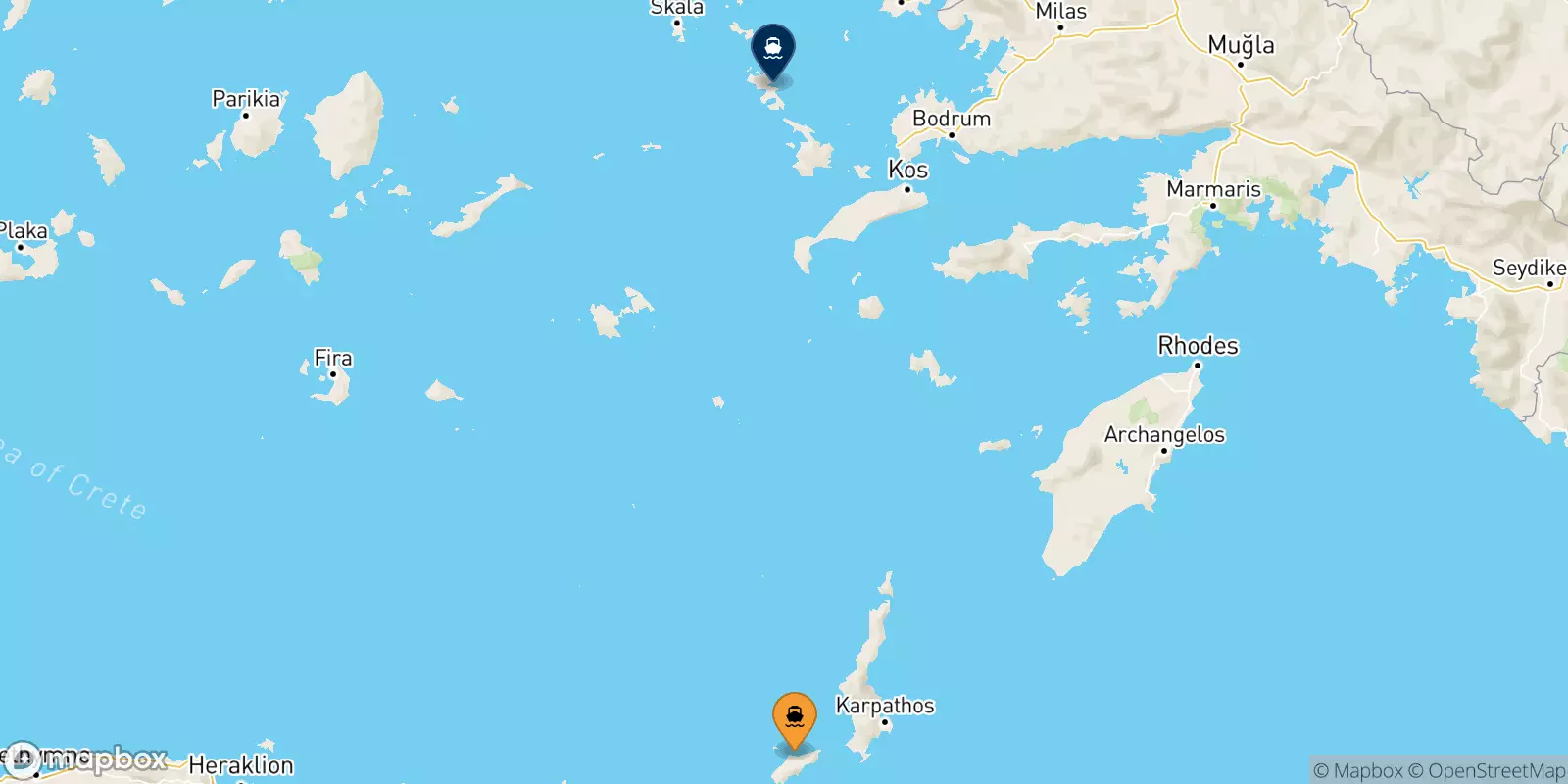 Ferry de Kassos pour Leros