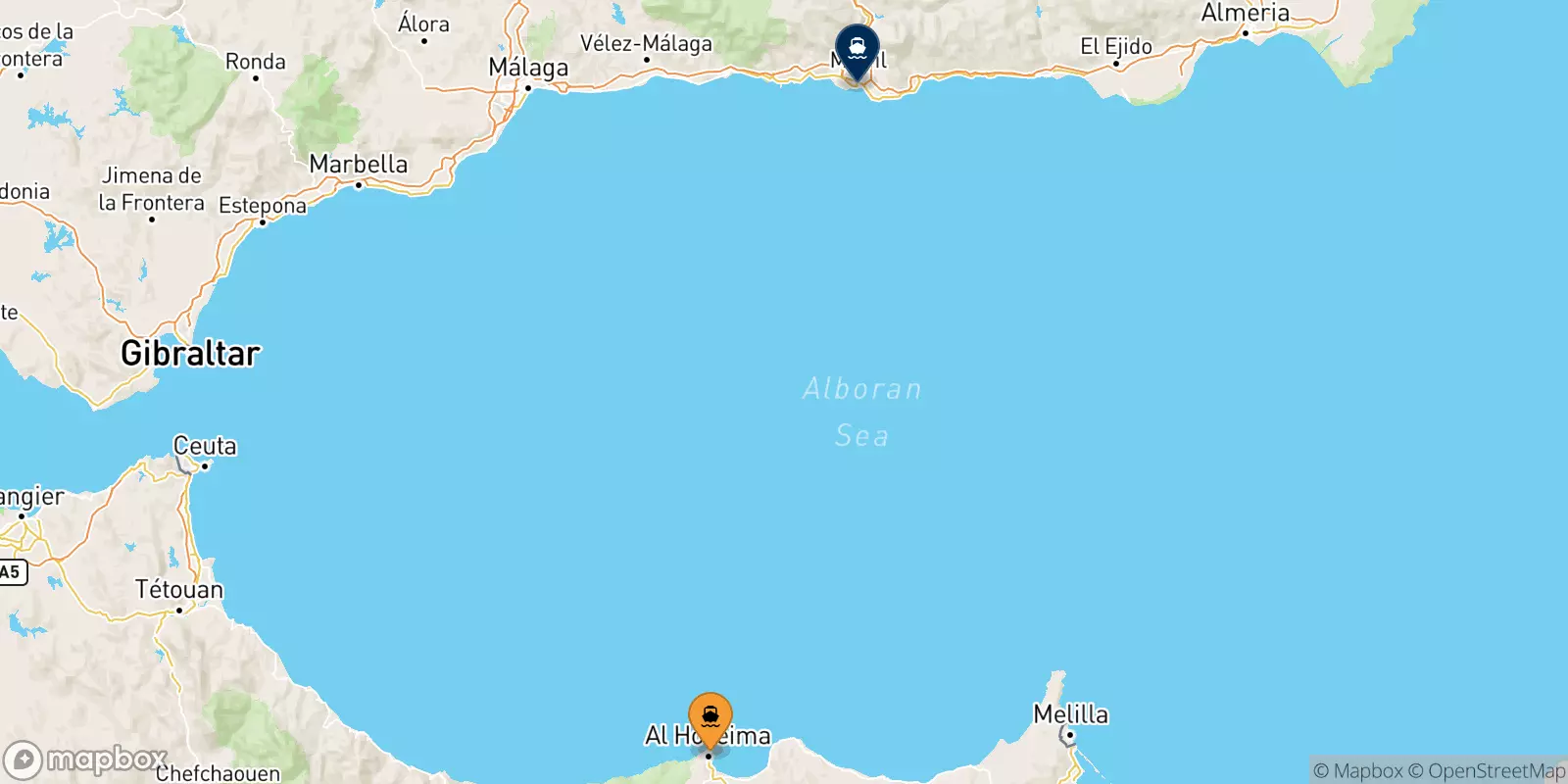 Ferry de Al Hoceima pour Motril