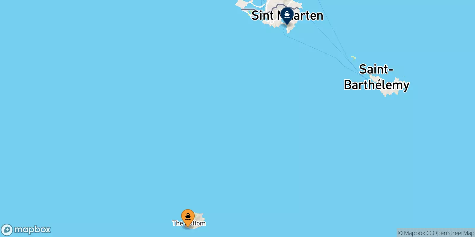 Ferry des Pays-bas pour Philipsburg (Saint Martin)