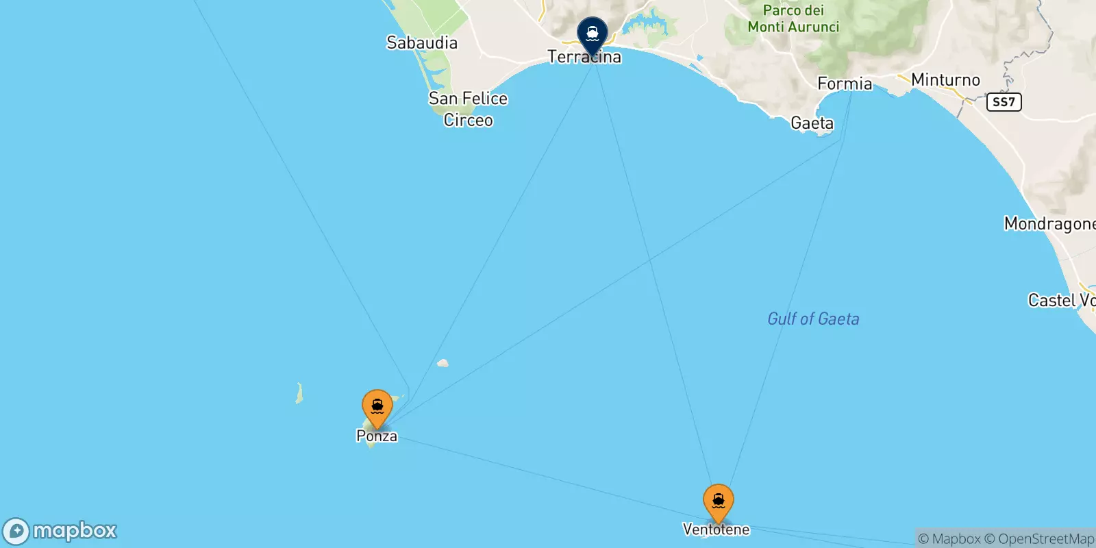 Ferry pour Terracina