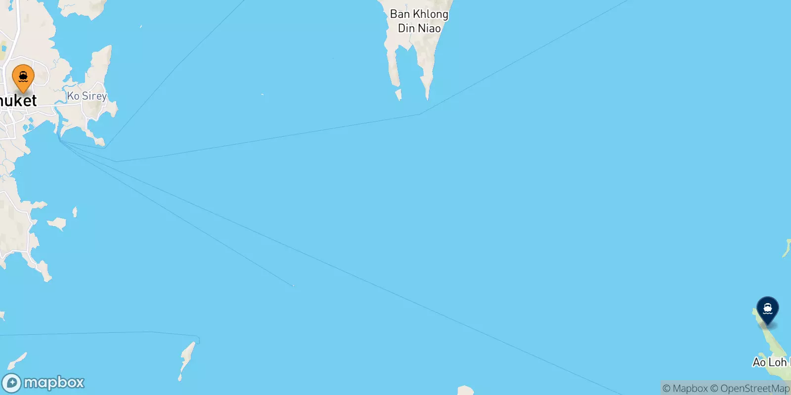 Ferry pour Koh Phi Phi (Laemtong Beach)