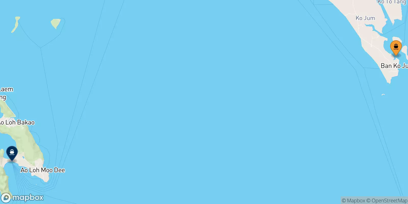 Ferry de Koh Jum per il Îles Phi Phi